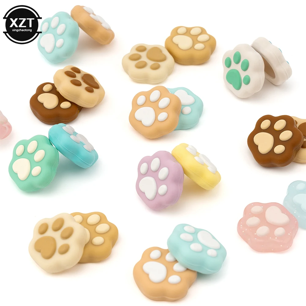 Tapa de agarre para pulgar con forma de garra de gato, cubierta protectora suave de silicona, funda para mando de Nintendo Switch Oled JoyCon NS Lite - imagen 4