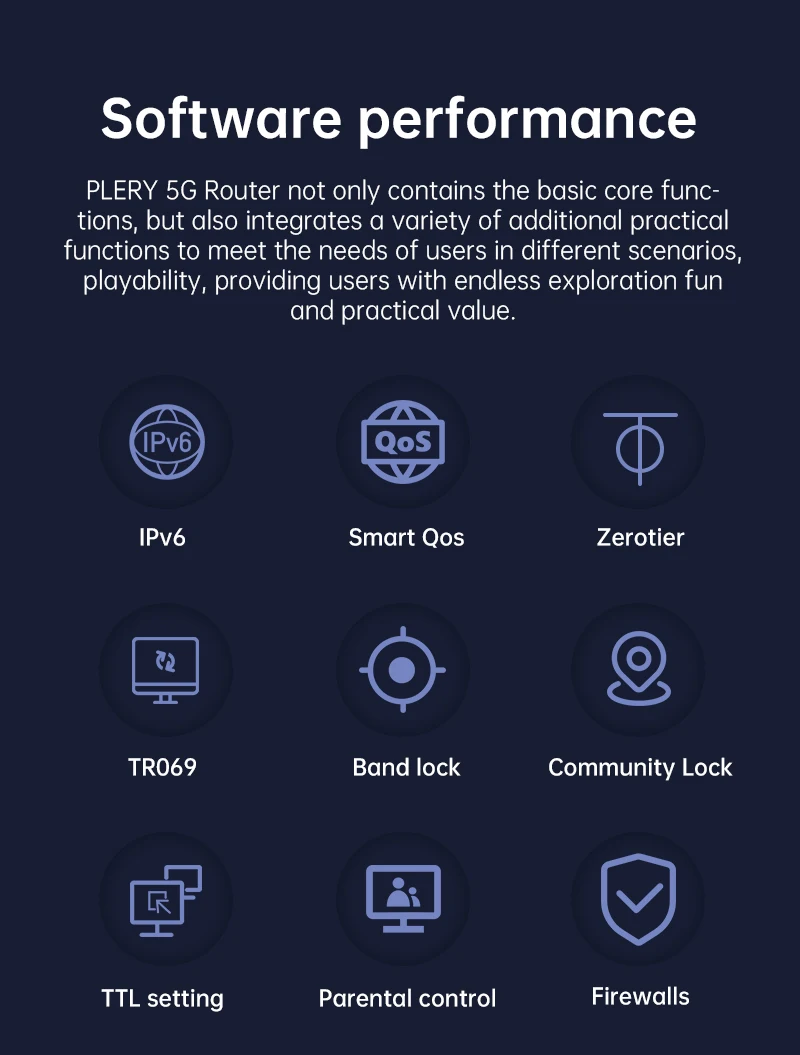Plery-enrutador Wifi 5G SA y NSA AX3000 WiFi6, repetidor CPE, extensor de rango Wifi, amplificador de señal, 4 antenas, enrutador de malla de red - imagen 5