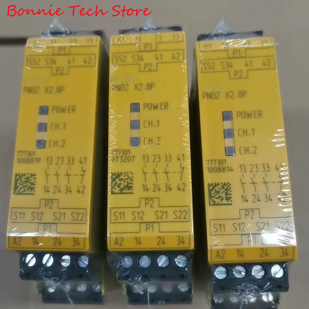 777301 para relé de seguridad PILZ (independiente), PNOZ X2.8P 24VACDC 3n/o 1n/c