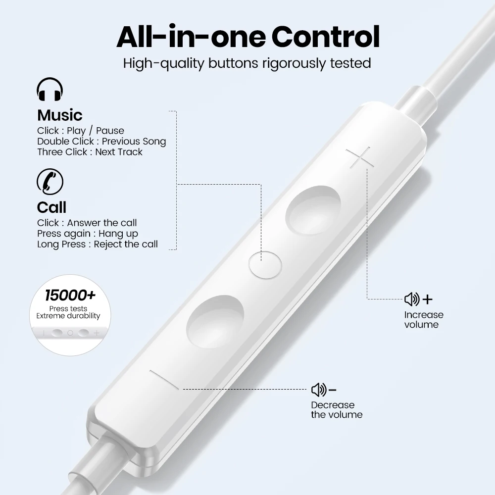 Auriculares para Xiaomi 13 12 11 10 Pro Ultra auriculares con cable para Redmi Note 10 11 12 Turbo 3,5mm auriculares intrauditivos Accesorios - imagen 3