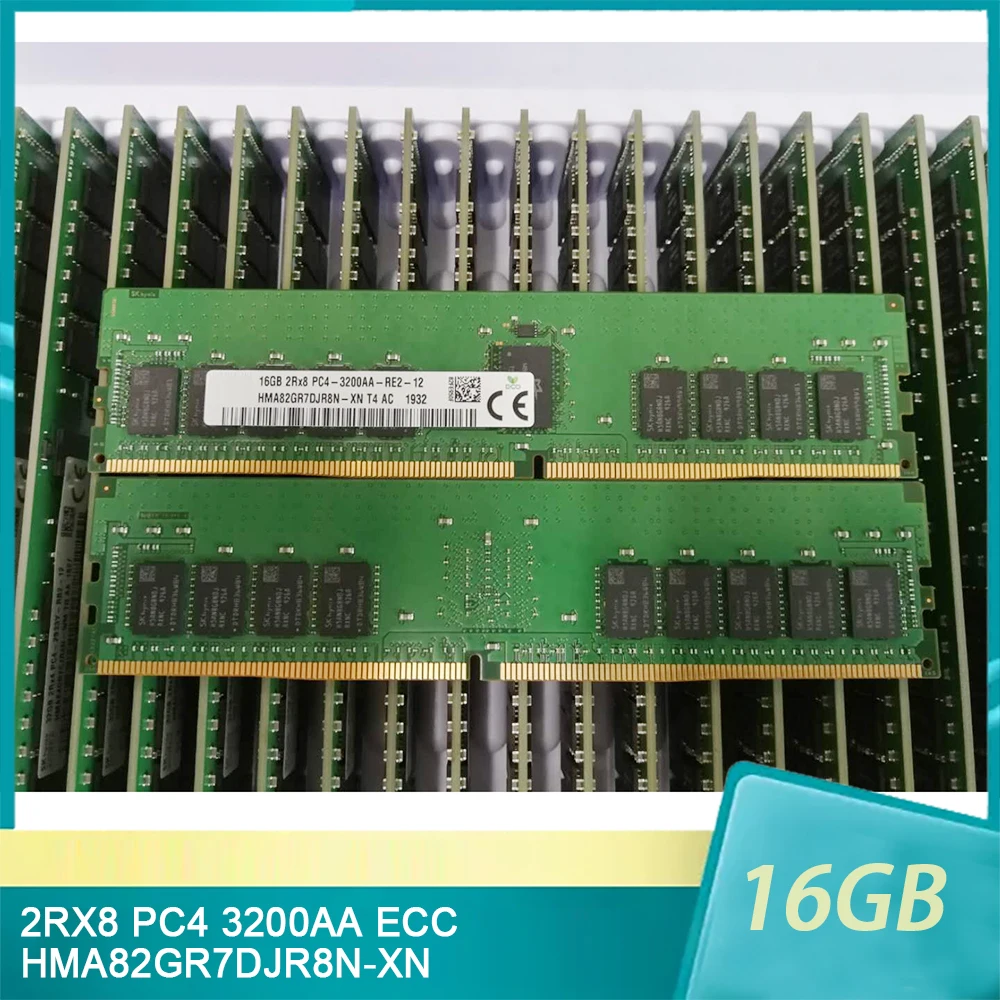 1 Uds para SK Hynix RAM 16GB 2RX8 PC4 3200AA ECC HMA82GR7DJR8N-XN memoria 16G DDR4 3200 - imagen 2