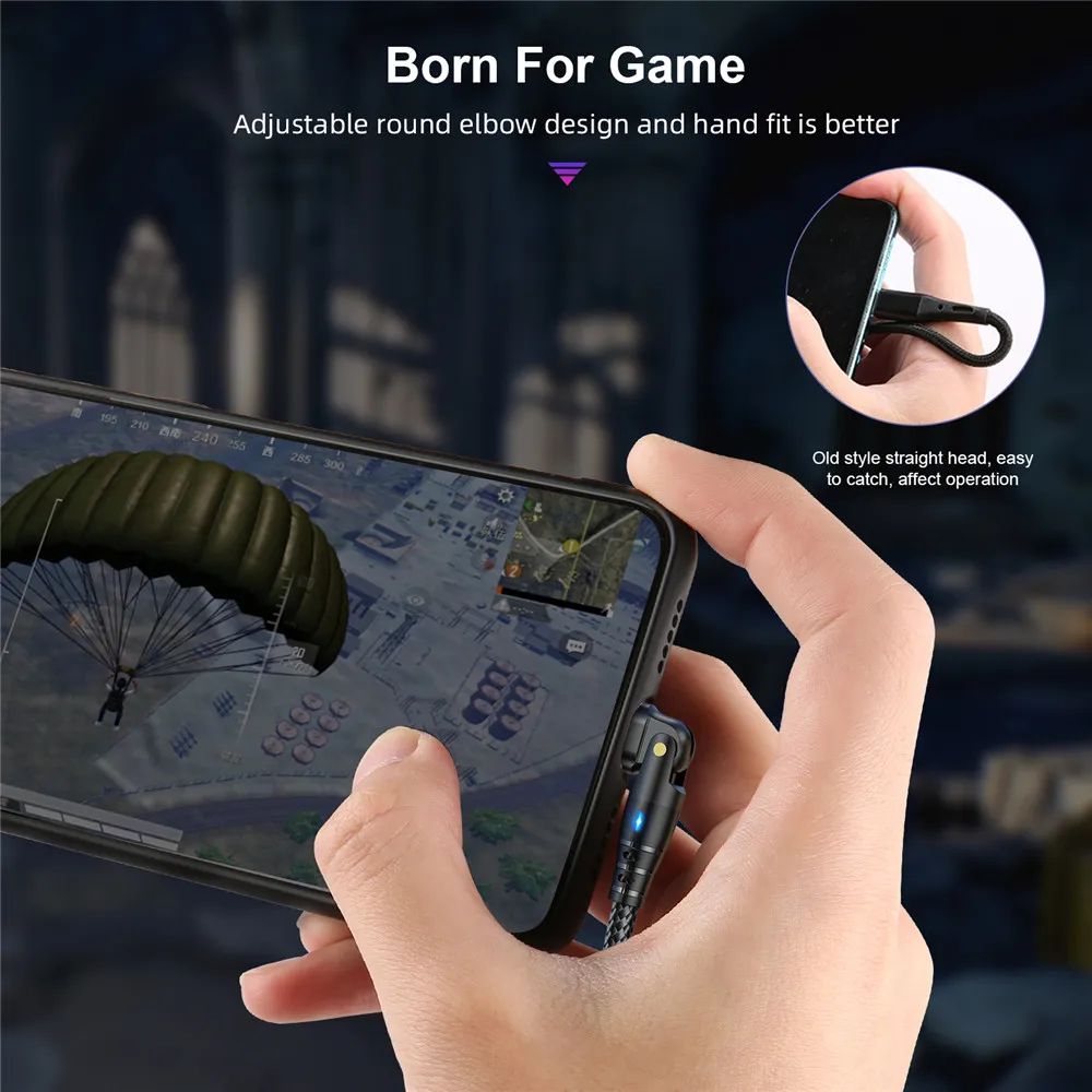 USLION Cable USB Tipo C USB C Cargador Carga Rápida USB-C PD 60W Samsung A53 A52 S22 Xiaomi