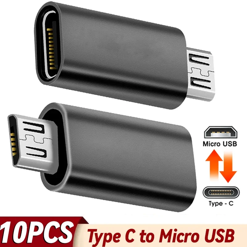 10/5/1 Uds. Adaptadores OTG de teléfono móvil tipo C a Micro USB convertidor USB C macho a Micro hembra para conectores Macbook Samsung