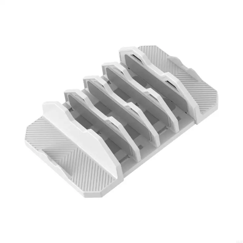 Soporte organizador Vertical multicapa para portátil 462E, con Base antideslizante para almacenamiento en hogar y Oficina, - imagen 2