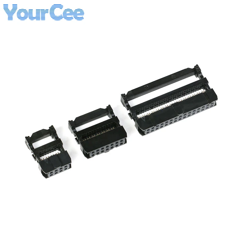 10 Uds. Conector IDC de paso de 2,54mm conector de enchufe FC de doble fila FC-10P ISP FC-6P FC-8P FC-14P FC-16P FC-20P FC-26P FC-30P 34P 40P - imagen 5
