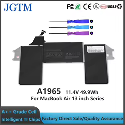 Batería A1965 para MacBook Air de 13 pulgadas modelo A1932 A2179 reemplazo de batería 2018 2019 2020 versión EMC 3184 3302 capacidad Real