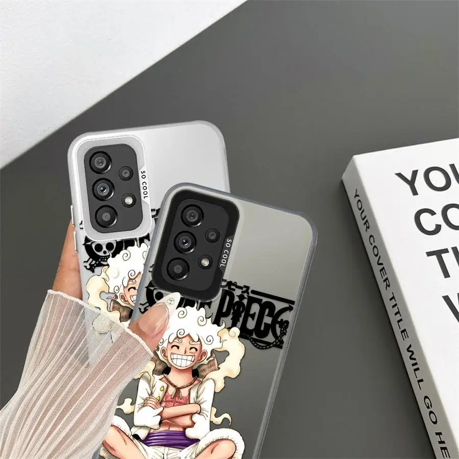 Funda de teléfono para Samsung Galaxy A36 A33 A25 A34 A26 A23 A53 A24 A32 A73 A22 A52 funda suave Anime piezas - imagen 2