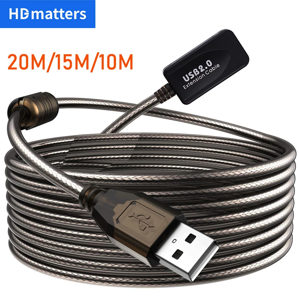 Cable Alargador USB 2.0 Activo Macho-Hembra con Repetidor 20 m - imagen 5