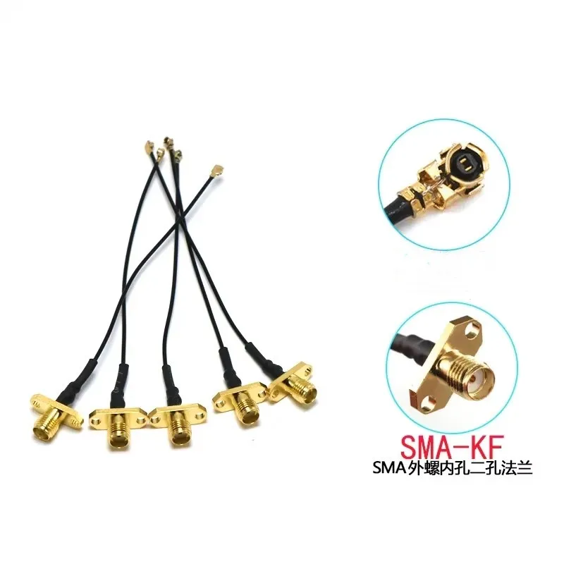Antena WiFi Pigtail de 5 piezas, Cable SMA hembra para montaje en Panel a Ufl./IPX RF1.13, Cable para Dron FPV RC modelo multicóptero - imagen 5