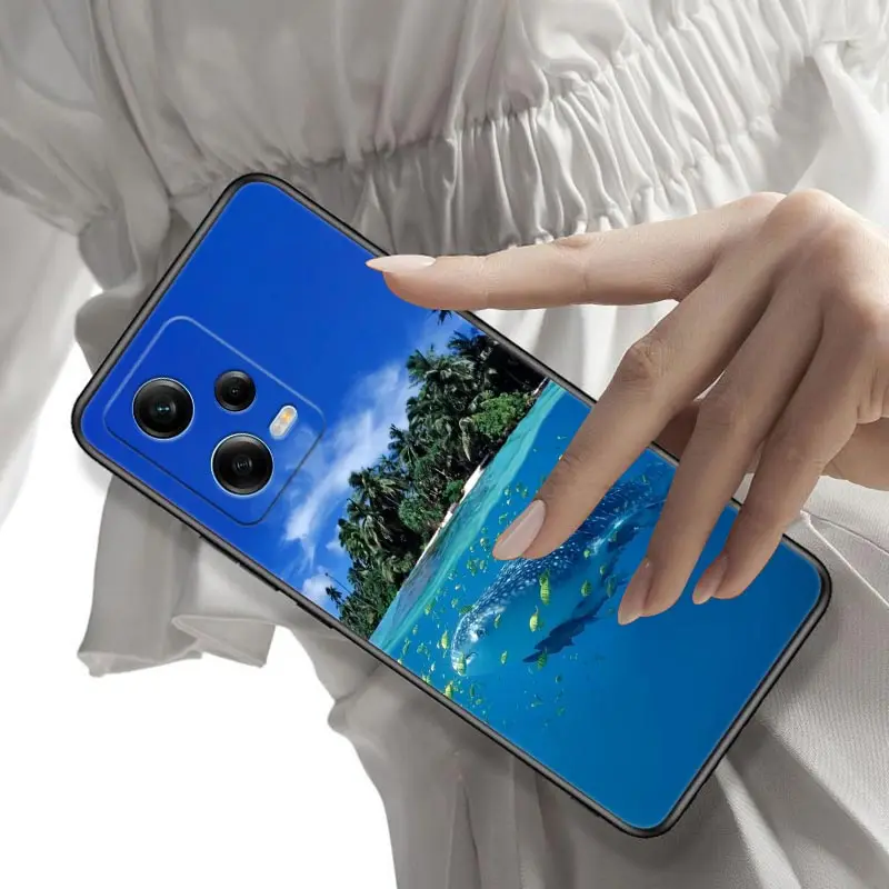 Funda blanda ballena tiburón océano para Xiaomi Redmi Note 13 12 Pro Plus 11 10 9 8 Pro 12S 11S 13C 12C 10C funda trasera de teléfono tiburón - imagen 4