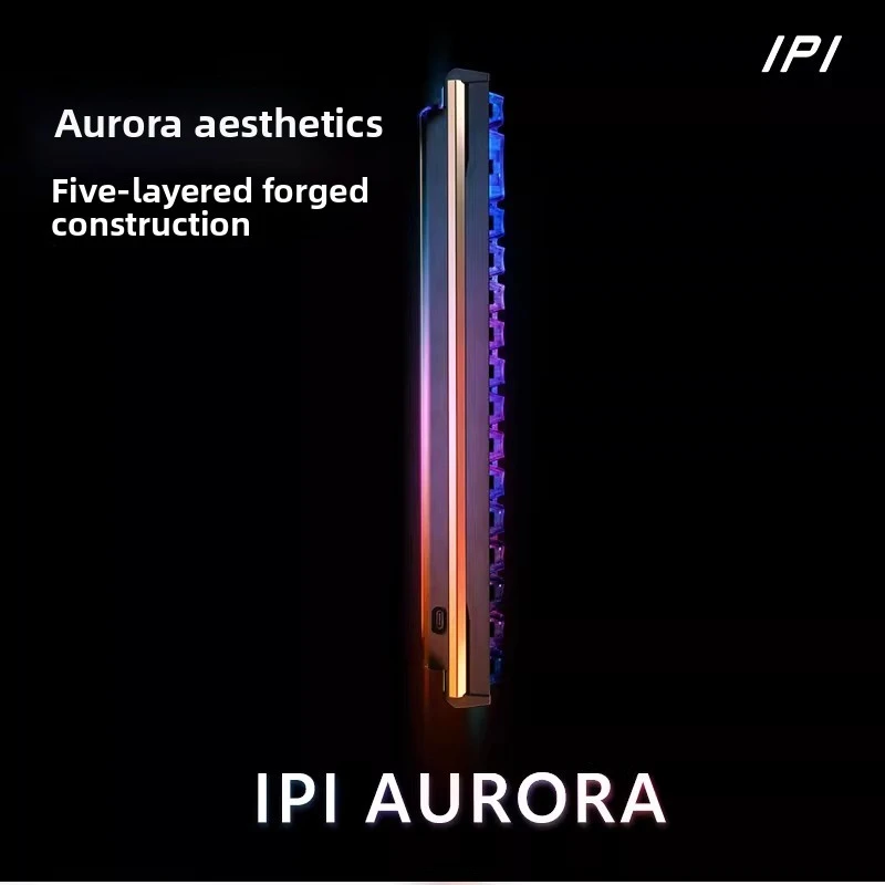 Teclado Mecánico para Juegos con Cable IPI AURORA 65/75, Eje Magnético, Competitivo, AURORA 75, Luz RGB, Precisión RT0.01, Teclado HIFI - imagen 2