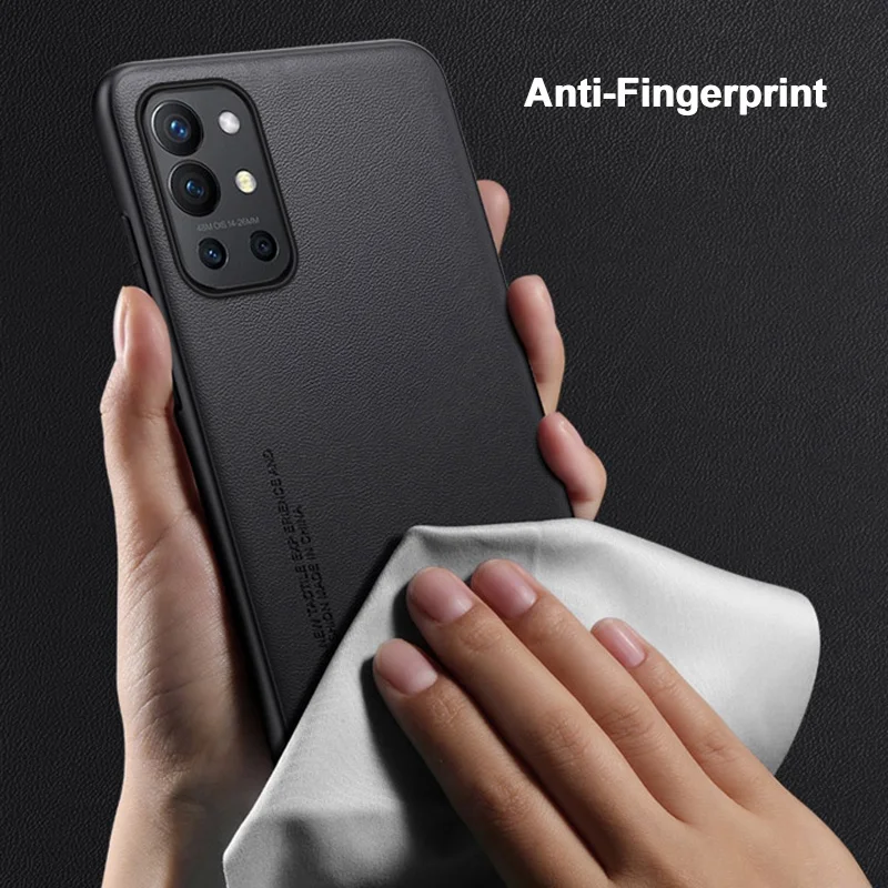 Funda de cuero PU de lujo para OnePlus 8T 8 T, funda trasera de silicona mate a prueba de golpes, funda de teléfono con protección para One Plus 8T OnePlus8T - imagen 5