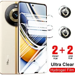 Protector Realme 4 en 1 Hidrogel - Pantalla y Lente de Camara