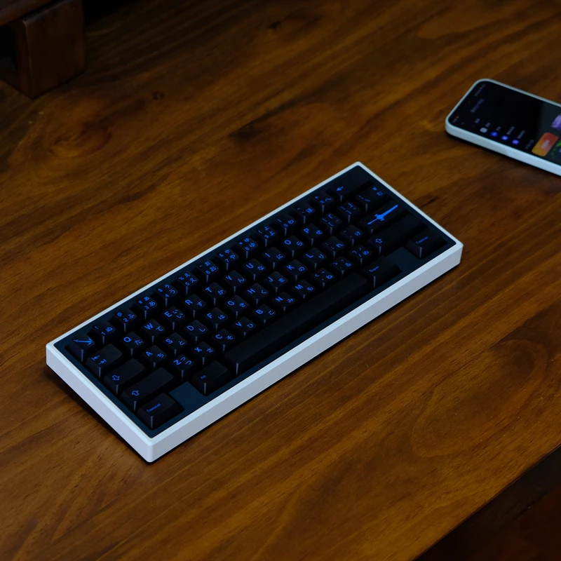 GMK Abyssal clon Keycaps, PBT Dye, sublimación, Cherry Profile Keycap para teclado mecánico MX Switch 64 75 84 96, 1 Juego - imagen 5