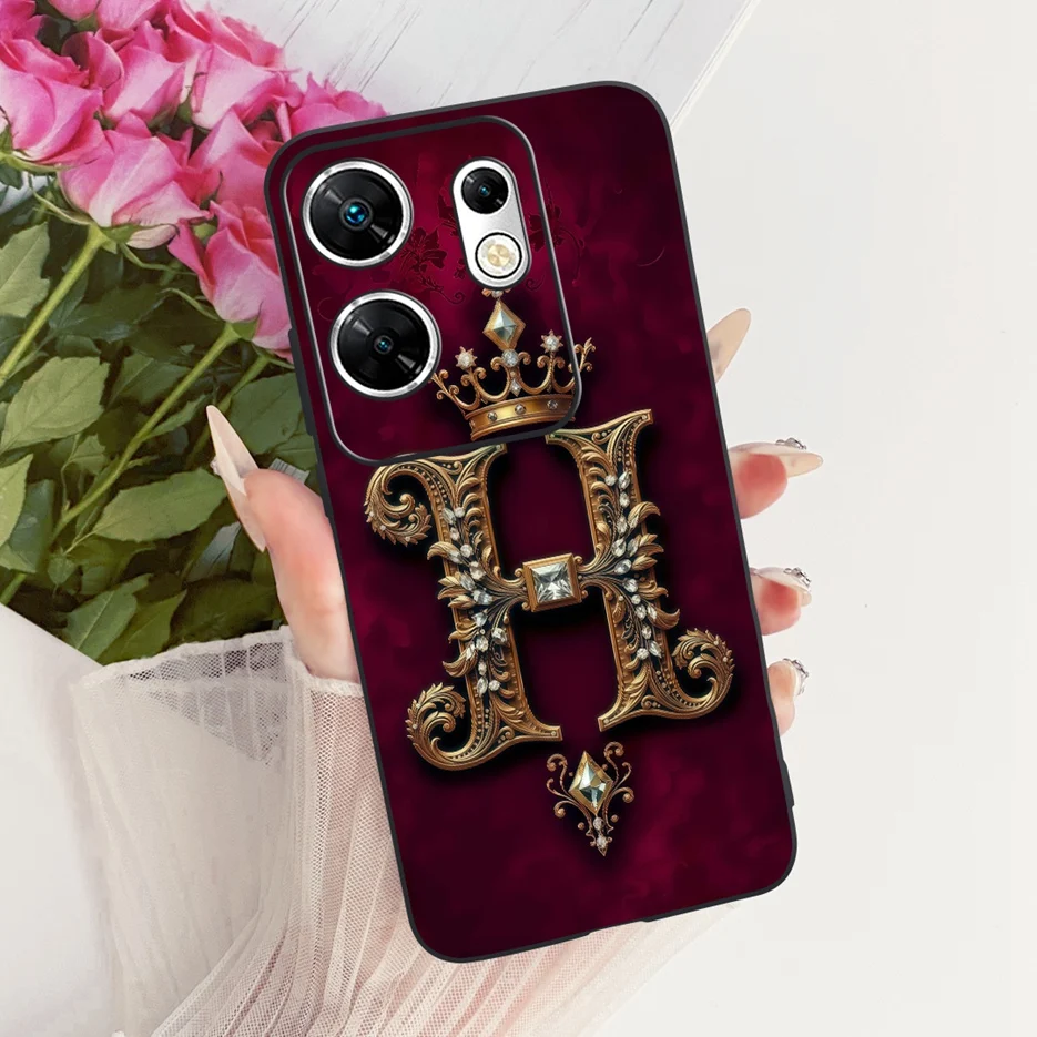 Para Infinix Zero 30 4G funda X6731B nuevas letras de moda funda de teléfono a prueba de golpes para Infinix Zero 30 5G X6731 Zero30 bolsas suaves - imagen 4