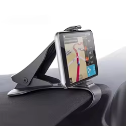 Soporte Universal para teléfono de coche, soporte para teléfono para salpicadero de navegación GPS, soporte plegable con Clip para teléfono móvil