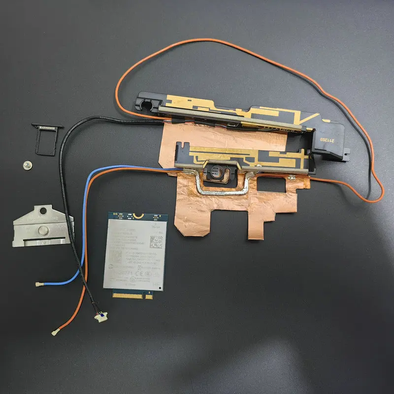 Kit de bandeja SIM para ordenador portátil ThinkPad T16, P16s, Gen1, Original, 4G, antena, Quectel, EM05-G, LTE, Cat-4, M.2, módulo inalámbrico, tarjeta WWAN