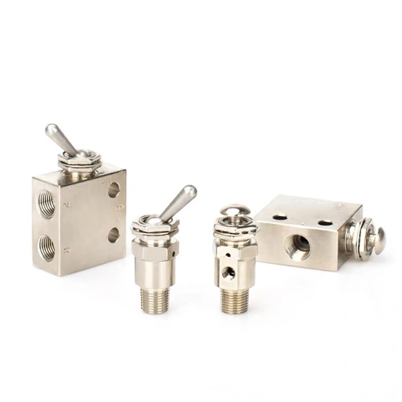 Válvula mecánica neumática de aire, interruptor de botón de palanca de 2 posiciones y 5 vías, TAC2-41V, 31V, 41P, 31P, 41PP, TAC-4V, 4P, 3P, 3V, TV-3S - imagen 2