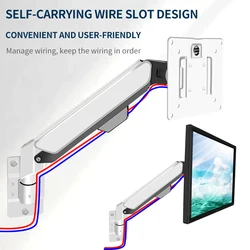 Soporte Monitor Brazo Gas Spring 10-32" - HILL W31 Aluminium