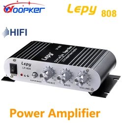 Lepy Amplificador LP-808 Hi-Fi con Entrada RCA y Control de Volumen