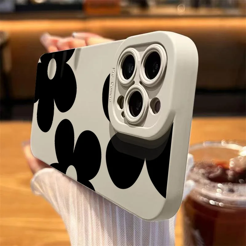 Funda de teléfono Floral con margaritas para Samsung Galaxy S25 S24 S23 S22 S21 Ultra Plus FE A16 A26 A36 A56 A35 A55 A34 A54 A53 A52S A33 - imagen 2