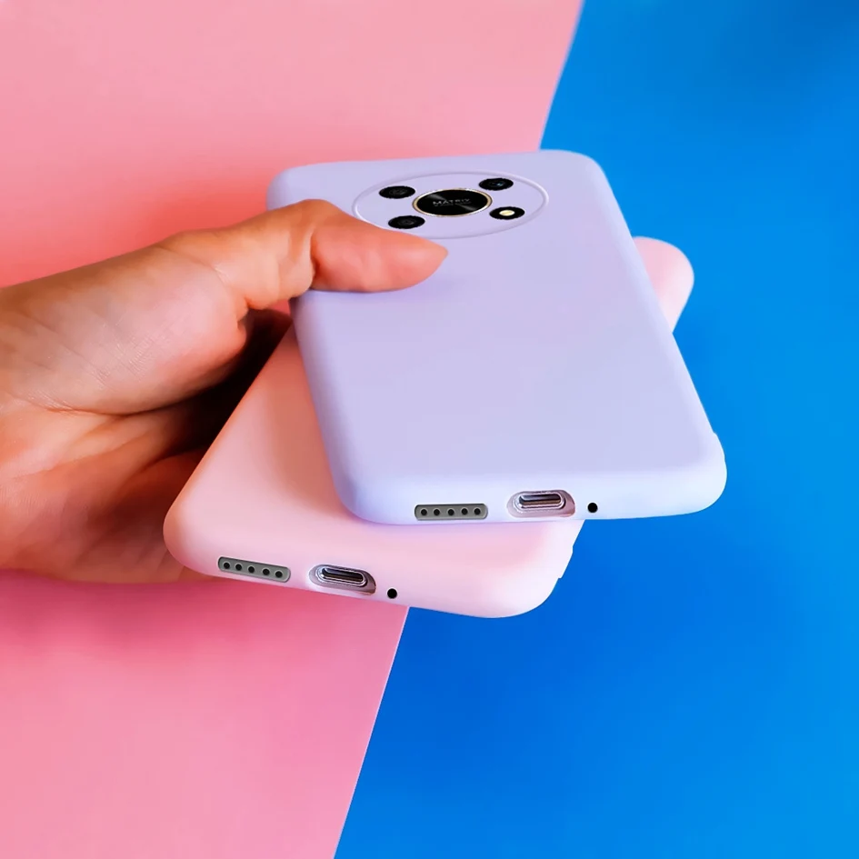 Para Honor Magic4 Lite funda suave de silicona de Color caramelo para teléfono Honor X9 X30 Magic 4 Lite 5G ANY-NX1 ANY-LX2 ANY-LX3 fundas - imagen 3