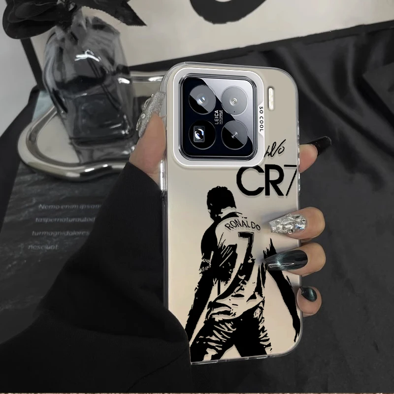 Funda esmerilada CR7 para Xiaomi Mi 15 14 14T 13 13T 12 12T 12X 12S 11 Lite POCO F6 F5 X6 X5 X3 M6 Pro 5G 4G M5S cubierta dura acrílica - imagen 2