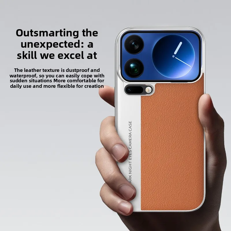 Para XIAOMI MI 17 Pro Max 17 pro Funda de moda personalizada para cámara sensación Funda de cuero para PC para Xiaomi MI 17 Funda de parachoques a prueba de golpes - imagen 4