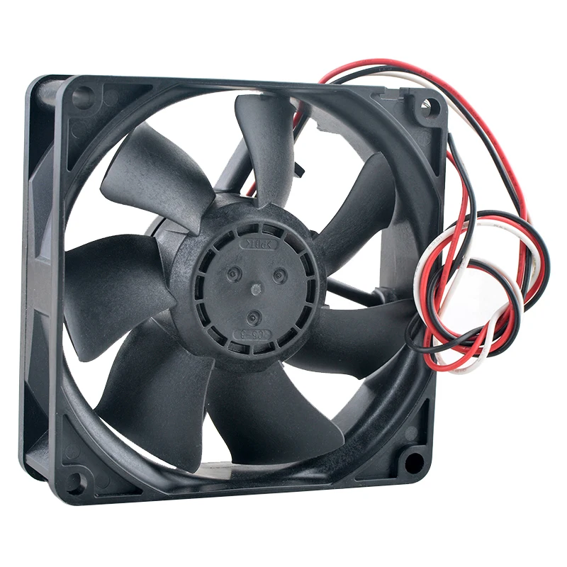 08025SS-12N-AT Ventilador de flujo axial 8 cm x 80 mm 80 x 80 x 25 mm DC12V 0.21A Ventilador de enfriamiento de 3 pines para fuente de alimentación de interruptor