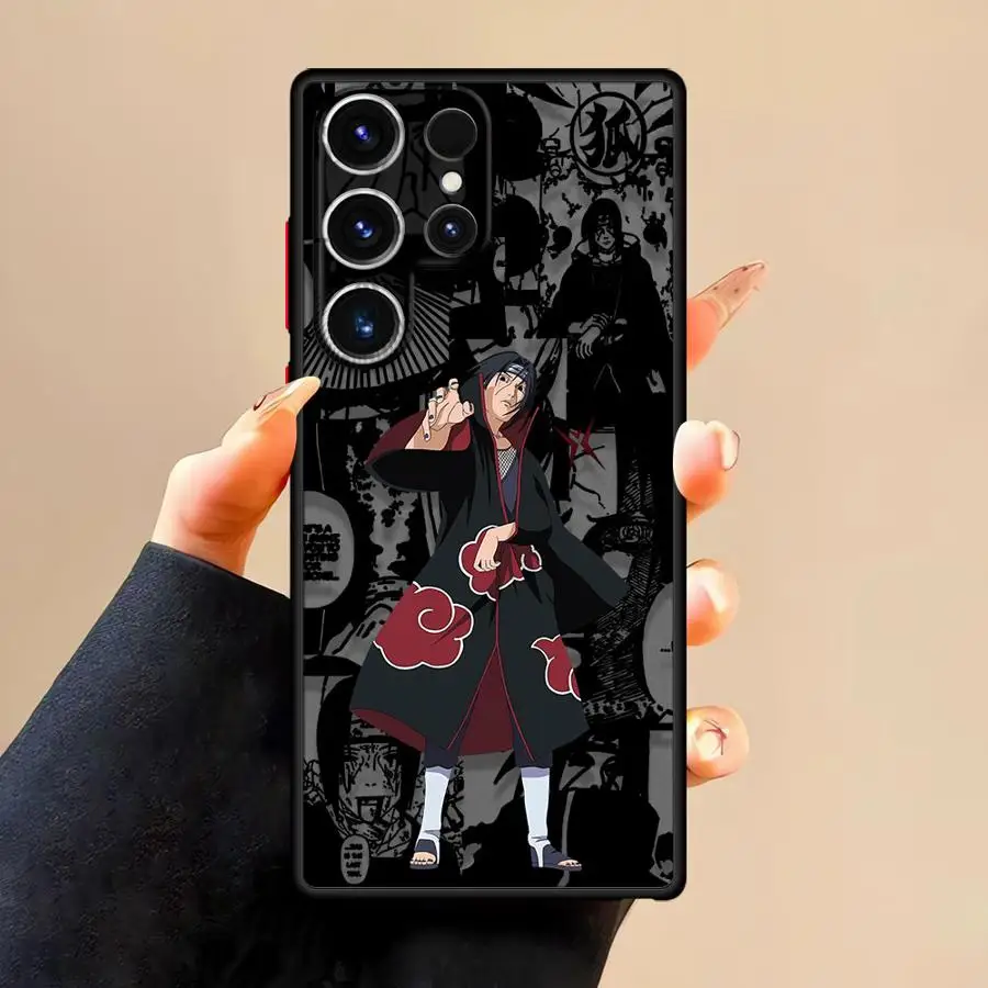 N-Narutos Uchiha Itachi TPU Funda para Samsung Galaxy S10+ S20 FE S9 Plus S23 S22 Plus S25 Ultra S24 Ultra S21 S21 5G - imagen 4