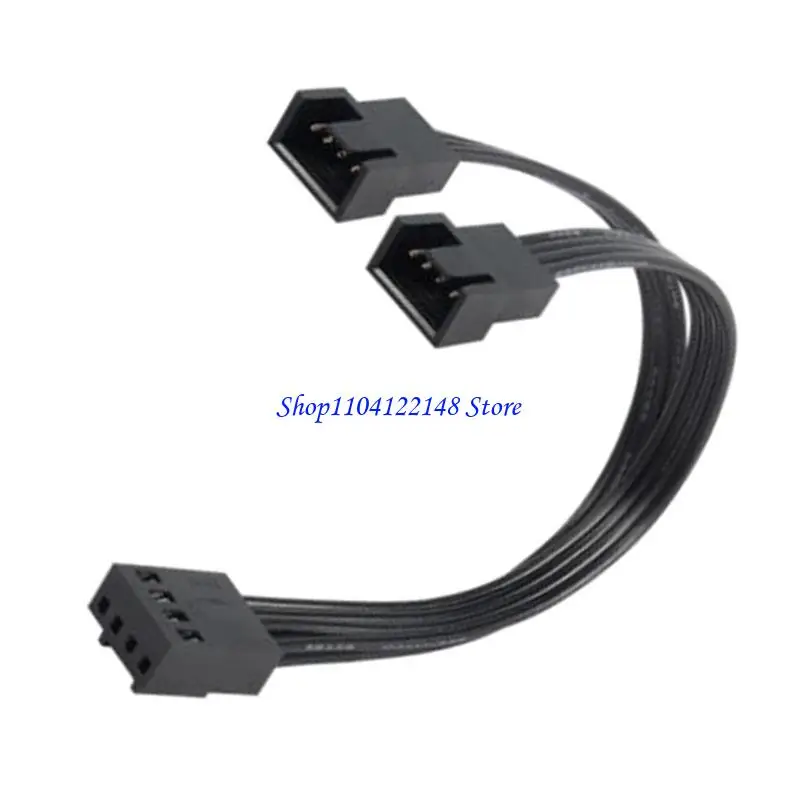 Cable divisor P9FA 4pin PWM para ventilador doble a placa base mejora los flujos aire - imagen 2