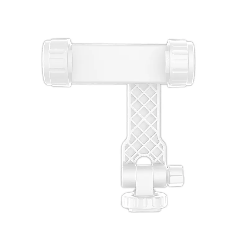 Soporte para teléfono móvil, adaptador de montaje para trípode Vlog con zapata fría, 1/4 orificios de tornillo para teléfono inteligente, vídeo Vlogging, micrófono de luz LED - imagen 2