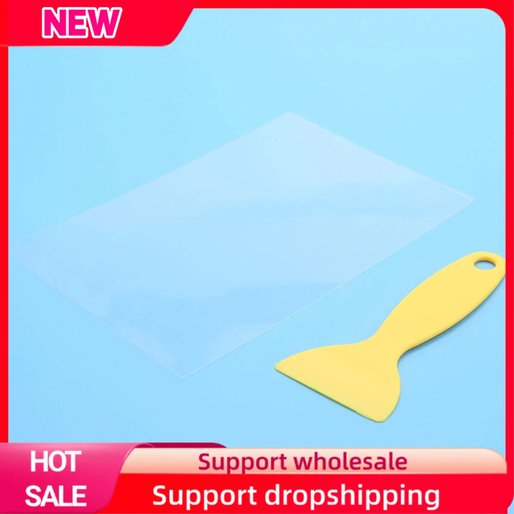 Película de liberación FEP Superior de 3 uds 200X140X0,15 Mm para impresoras UV 3D, resina LCD SLA, con 1 espátula de plástico de repuesto - imagen 5