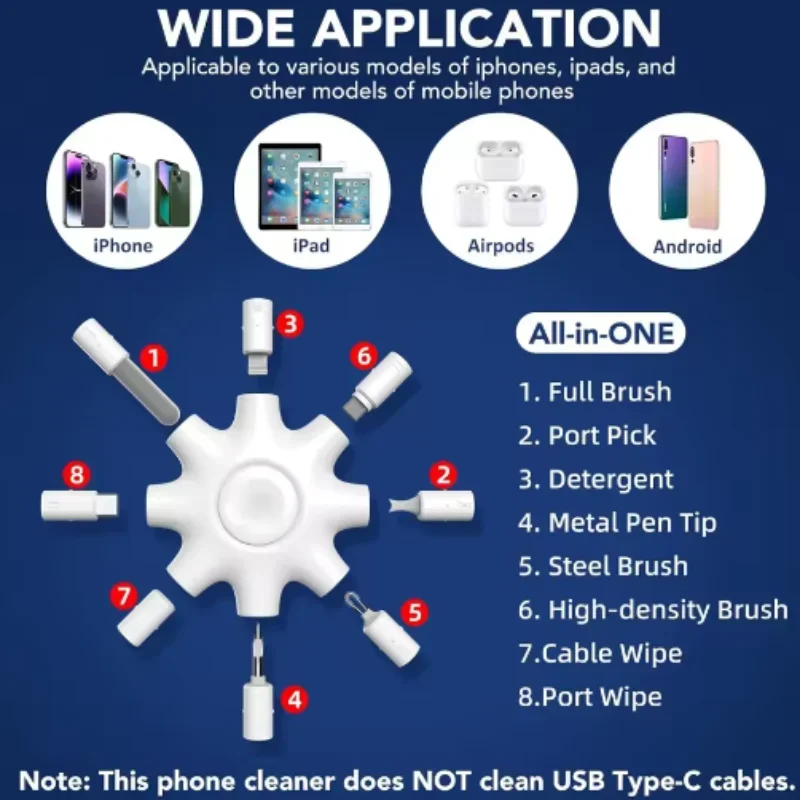 Masilla de limpieza creativa, Kit de limpieza creativo, cepillo de limpieza portátil práctico, herramienta de limpieza, reloj - imagen 4