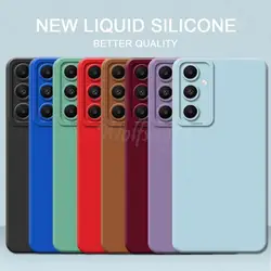 Funda Samsung Galaxy A15 de silicona líquida con protección de cámara
