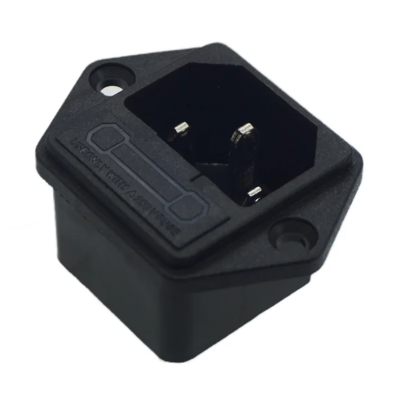 Enchufe IEC C14 Panel 10A 250V con Portafusibles - imagen 4
