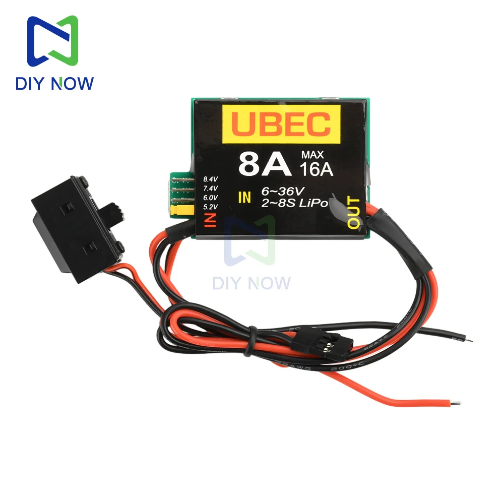 4S-6S 15-26V UBEC 8A 4A 5,2/6,0/7,4 V/8,4 V receptor servo módulo de fuente de alimentación independiente RC coche brazo robótico de avión de ala fija - imagen 4