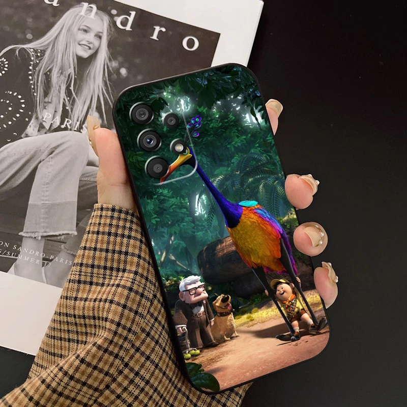 Disney Dream Travel Movie Up para Samsung, A53, A52, A33, A32, A51, A71, A21S, A13, A73, A55, A22, A23, A35, A72, A54, A12, 5G, Funda negra - imagen 2