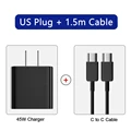 US Plug - 1.5m Cable