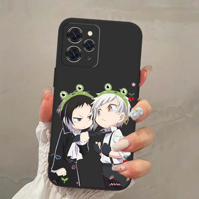 Funda CuteBungo Stray Dogs para Xiaomi Redmi 14C 13 13C 12 10X 10C 10A 10 9T 9i 9C NFC 9A 8A 9 8 Plus - imagen 4