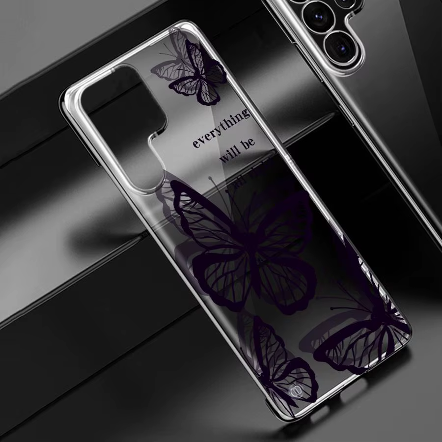 Funda de teléfono INS Retro mariposa para Galaxy S20 S21 S23 S24 FE S22 S23 S24 Plus S22 S23 S24 Ultra - imagen 5
