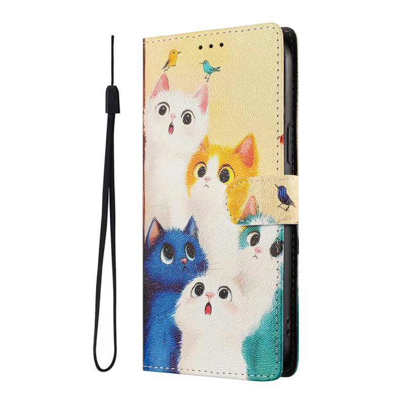 X9c X8c X7c Funda tipo billetera con soporte para Honor X9C X8C X7C X6C X9B X8B X7B X6B X5B Plus X9A X8A X7A X6A Funda de gato lindo - imagen 4