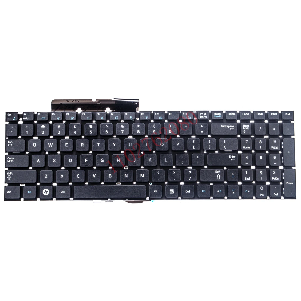 Teclado de EE. UU. Para portátil Samsung NP-SF511 NP, SF510, RF510, RF511, QX530, RF530, SF511, SF510, sin marco, negro