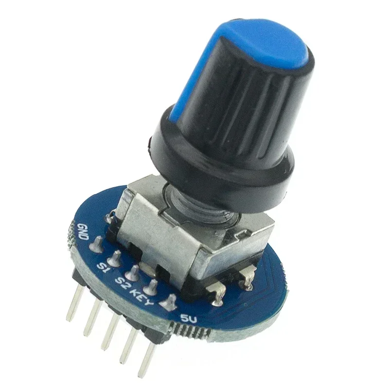 Sensor de desarrollo Arduino, módulo codificador rotatorio de ladrillo, tapa de perilla de potenciómetro giratorio de Audio redondo EC11 - imagen 2