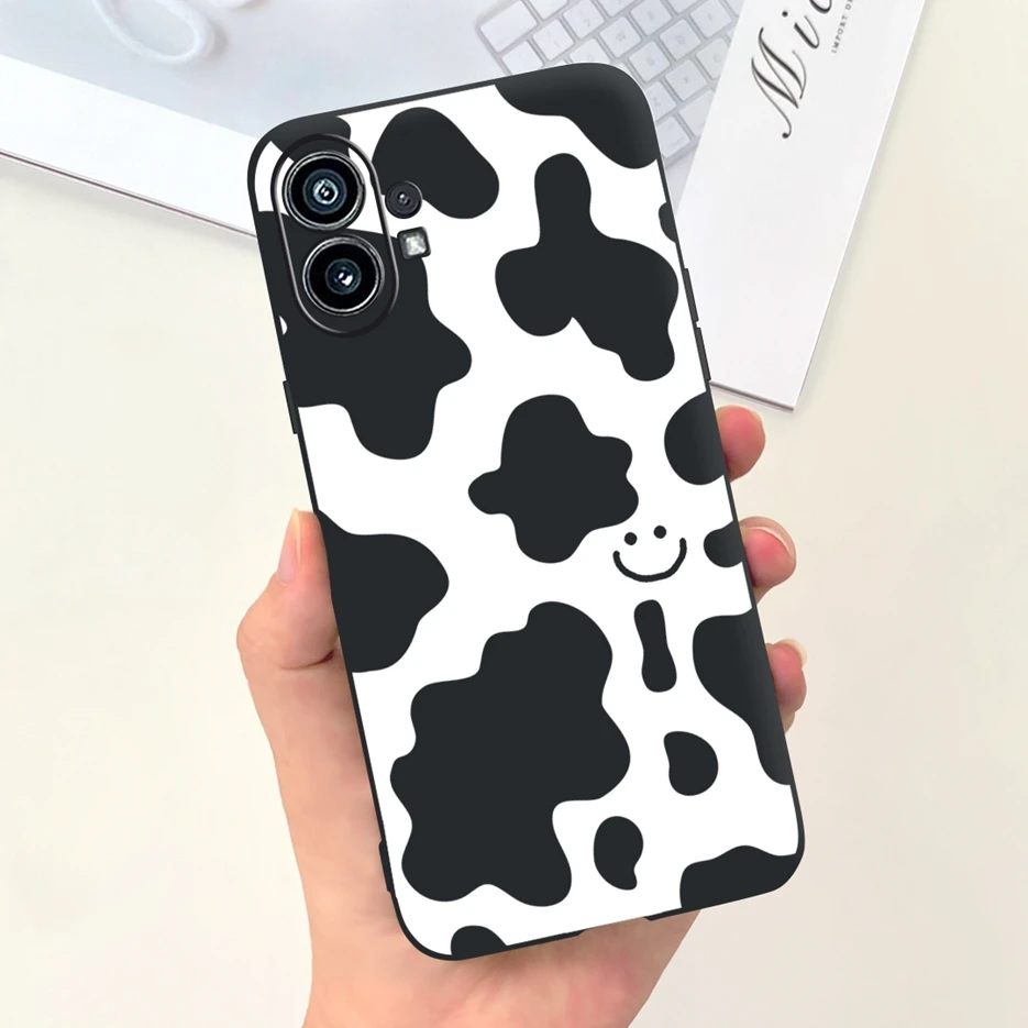 For Nothing Phone 1 funda de teléfono de silicona suave con letras pintadas con arte elegante, funda para teléfono One Phone1 - imagen 4