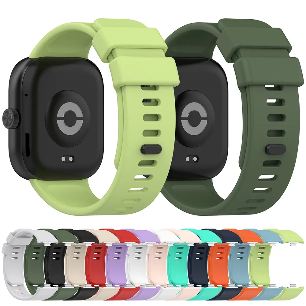 Correa de silicona para Xiaomi Redmi Watch 4, pulsera de repuesto para reloj inteligente Mi Band 8 Pro, accesorios de pulsera - imagen 2
