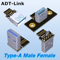 ADT-Kit Conectores USB 3.1 Tipo A Macho Hembra para PCB DIY