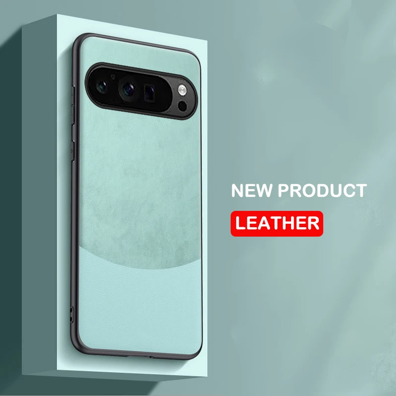Funda de cuero para teléfono móvil, carcasa rígida con patrón de empalme para Google Pixel 9 Pro XL Pixel 8 7 6 Pro 5a 8a 7a, Pixel9ProXL GGX8B GZC4K GQ57S - imagen 4