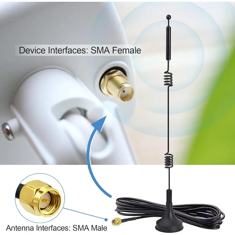 Antena WiFi 2,4G 5G 5,8G para cámara de seguridad inalámbrica Vedio grabadora de vigilancia vehículo camión remolque cámara de visión trasera de respaldo - imagen 4