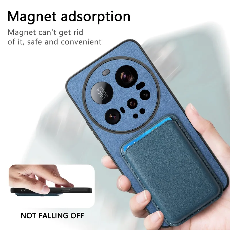Para Xiaomi 15 Ultra cuero para Magsafe funda magnética para Xiaomi Mi 15ultra 5G desmontable 2 en 1 tarjeta de billetera parachoques a prueba de golpes - imagen 5